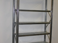 Legbord stelling 30cm diep - 24 meter 20 secties