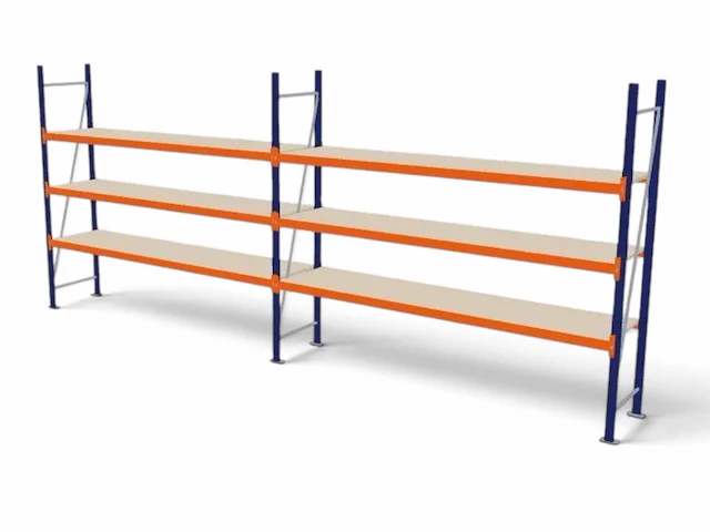 Legbordstelling grootvakstelling. 5550x2000x600mm lang - afbeelding 1 van  5