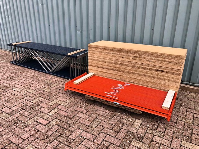 Legbordstelling, grootvakstelling. grote partij. 500mm diep - afbeelding 1 van  8