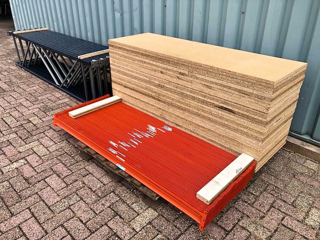 Legbordstelling, grootvakstelling. grote partij. 500mm diep - afbeelding 1 van  8