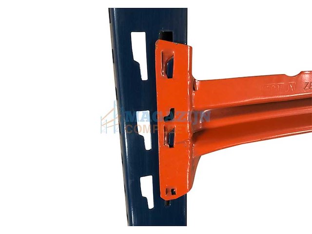 Legbordstelling. grote nette partij ± 75m lang incl legborden. compleet! - afbeelding 11 van  14
