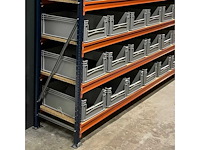 Legbordstelling incl 60 grote magazijnbakken. - afbeelding 2 van  3