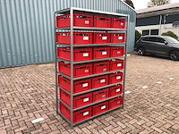 Legbordstelling incl kisten/bakken 600x400x220mm - afbeelding 1 van  5