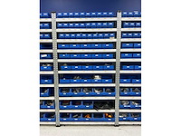 Legbordstelling met (321x) magazijnbakken - afbeelding 7 van  16