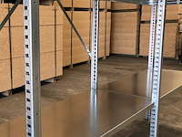 Legborstelling verzinkt ±2,04m lang. 0,4m diep gs3, gedemonteerd - afbeelding 3 van  4