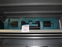 Lege koffer makita voor accukitpistool met patroonhouder en accessoires. let op! geen kitpistool en accu.