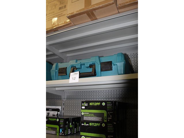 Lege koffer makita voor accukitpistool met patroonhouder en accessoires. let op! geen kitpistool en accu. - afbeelding 2 van  3