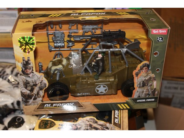 Leger speel buggy 1x - afbeelding 2 van  3