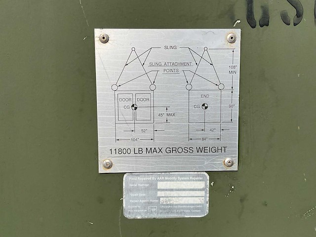 Legercontainer 8 ft - afbeelding 15 van  15
