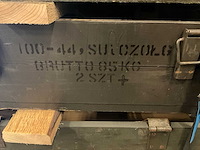 Legerkist - wapens munitiekist - overige legeruitrusting (12x) - afbeelding 8 van  8
