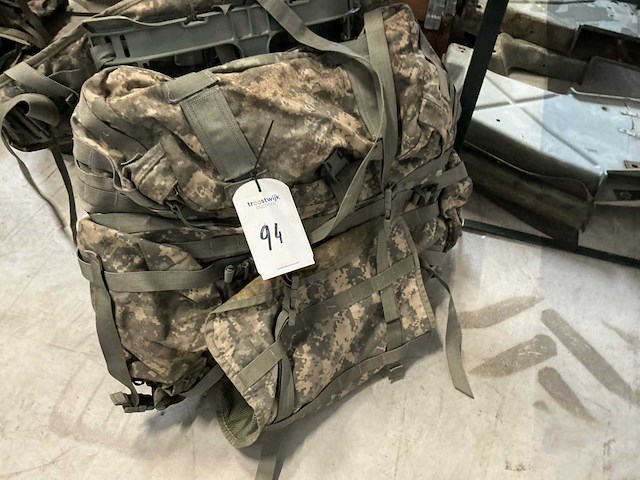 Legerrugzak (4x) - afbeelding 2 van  4