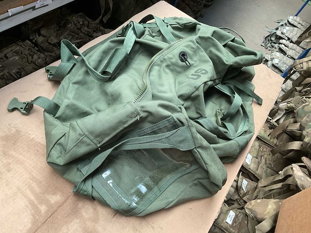 Legertas met ritssluiting (3x) - afbeelding 3 van  4