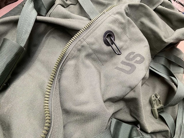 Legertas met ritssluiting (3x) - afbeelding 2 van  4