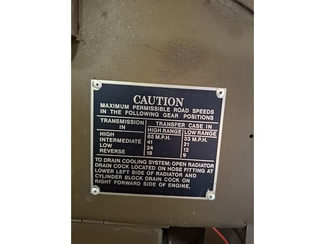 Legervoertuig jeep, willys, bouwjaar 1947 - afbeelding 10 van  30