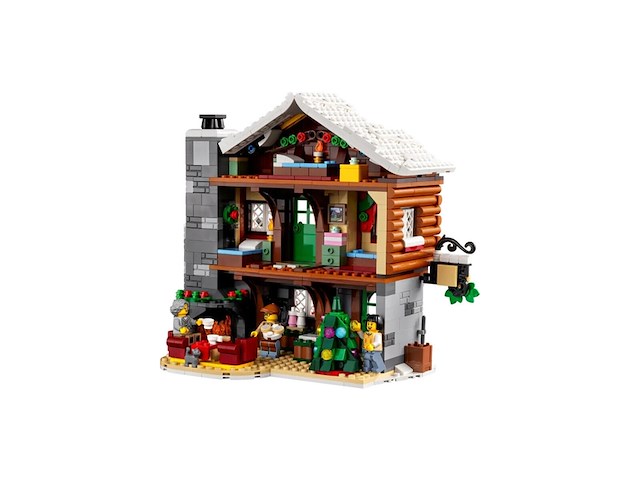 Lego 10325 icons skihut modelhuis bouw en decoratie set - afbeelding 3 van  5