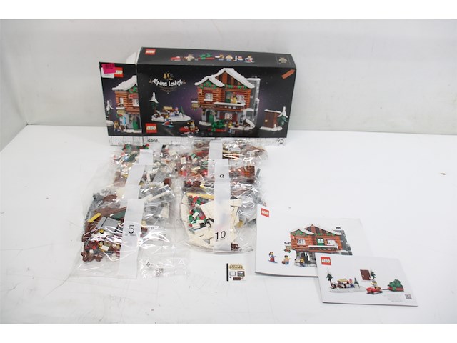 Lego 10325 icons skihut modelhuis bouw en decoratie set - afbeelding 4 van  5