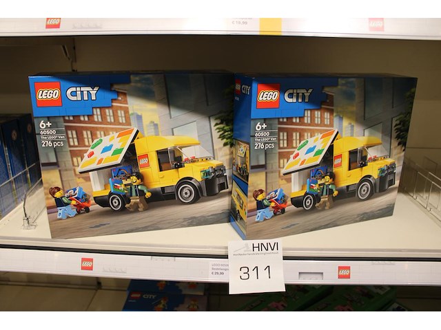 Lego city bestelwagen, 2 stuks. - afbeelding 1 van  1