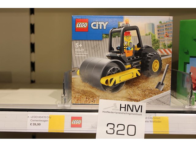 Lego city stoomwals, 4 stuks. - afbeelding 1 van  2