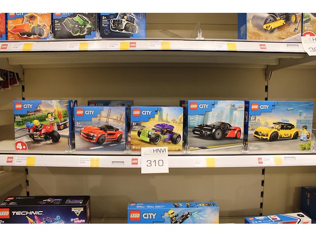 Lego city voertuigen in diverse uitvoeringen, 13 stuks. - afbeelding 1 van  5