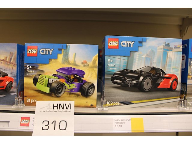 Lego city voertuigen in diverse uitvoeringen, 13 stuks. - afbeelding 3 van  5