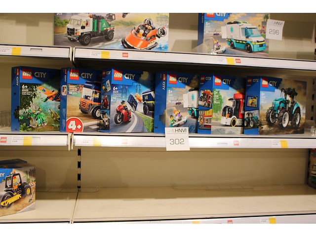Lego city voertuigen in diverse uitvoeringen, 6 stuks. - afbeelding 1 van  7