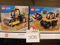 Lego city wegwerkvoertuigen, 2 stuks. - afbeelding 1 van  1