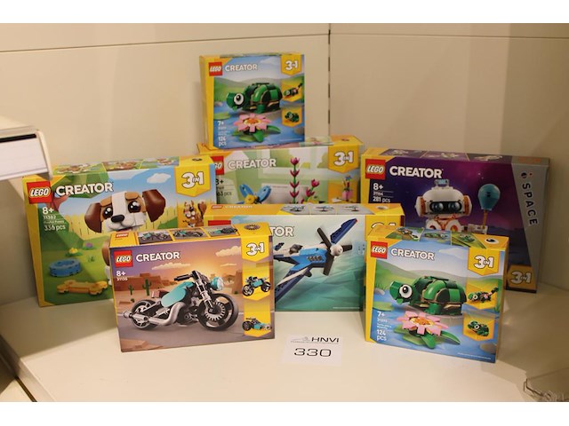 Lego creator 3 in 1, 7 stuks in diverse uitvoeringen. - afbeelding 1 van  5