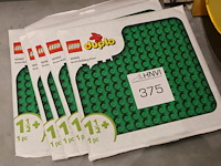 Lego duplo 1,5+ groene bouwplaten, 5 stuks. - afbeelding 1 van  2