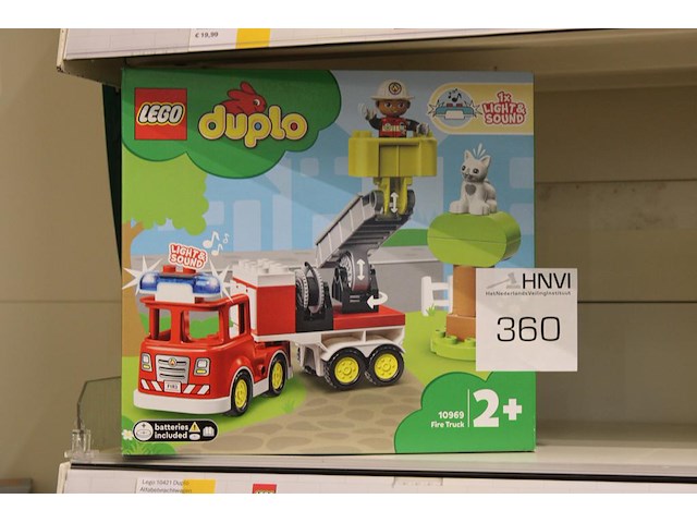 Lego duplo 2+ brandweerwagen. - afbeelding 1 van  2