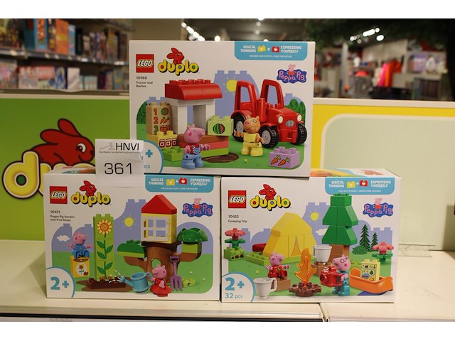 Lego duplo 2+ peppa pig, 3 stuks. - afbeelding 1 van  2