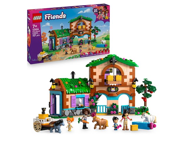 Lego friends ponyboerderij en stal bouwset 42654 - afbeelding 2 van  6