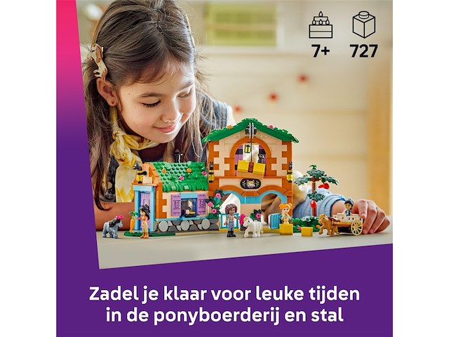Lego friends ponyboerderij en stal bouwset 42654 - afbeelding 4 van  6