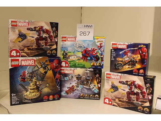 Lego marvel in diverse uitvoeringen, 6 stuks. - afbeelding 1 van  3