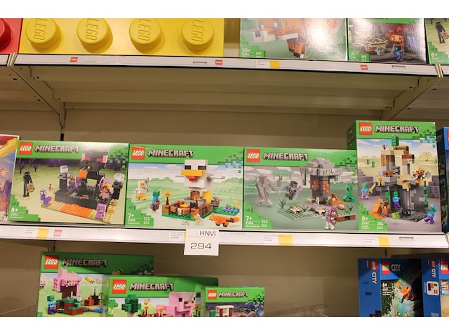 Lego minecraft, 4 stuks. - afbeelding 1 van  1