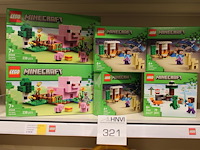 Lego minecraft, 6 stuks in diverse uitvoeringen. - afbeelding 1 van  1