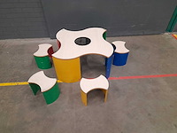 Lego speeltafel + 4 zitjes - afbeelding 3 van  4