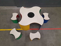 Lego speeltafel + 4 zitjes - afbeelding 2 van  3