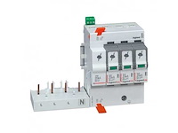 Legrand 412263 overspanningsbeveiliger t2-3p+n-20ka 1.2kv-uc 320v - afbeelding 1 van  3