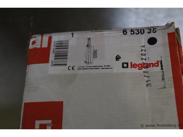 Legrand energiezuil snap-on 45mm 2 compartiment | type 65303 - afbeelding 4 van  5