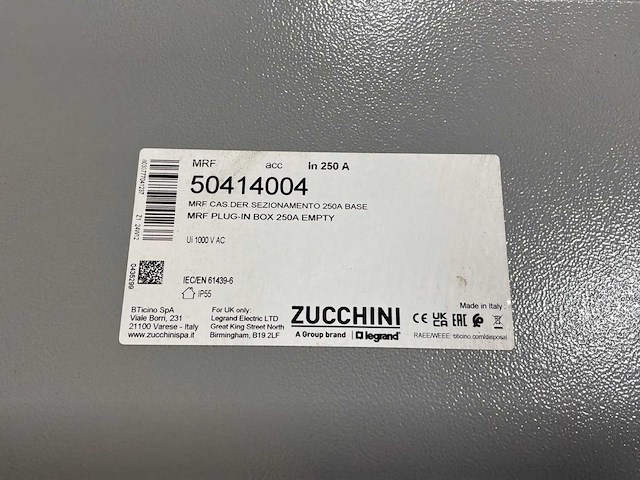Legrand mrf aftakkast 250a - afbeelding 5 van  9