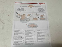 Legrand rvs dekselset metaal vierkant 16/24 modules (9x) - afbeelding 6 van  6