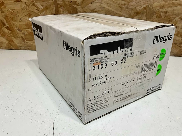 Legris 3109 60 22 male elbow 3/8 x 1/2npt (80x) - afbeelding 7 van  7