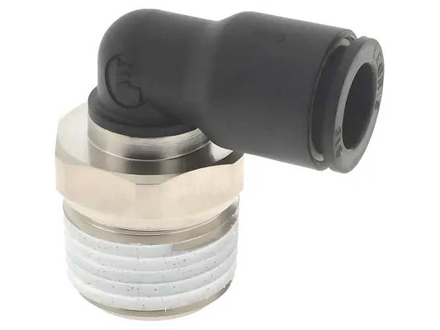 Legris 3109 60 22 push-to-connect tube fitting: male elbow, 1/2" thread, 3/8" od (40x) - afbeelding 1 van  3