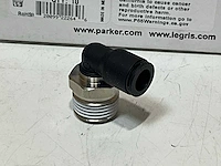 Legris 3109 60 22 push-to-connect tube fitting: male elbow, 1/2" thread, 3/8" od (40x) - afbeelding 3 van  3
