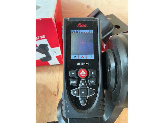 Leica disto x4 afstandsmeter met dst 360 adapter - afbeelding 4 van  6