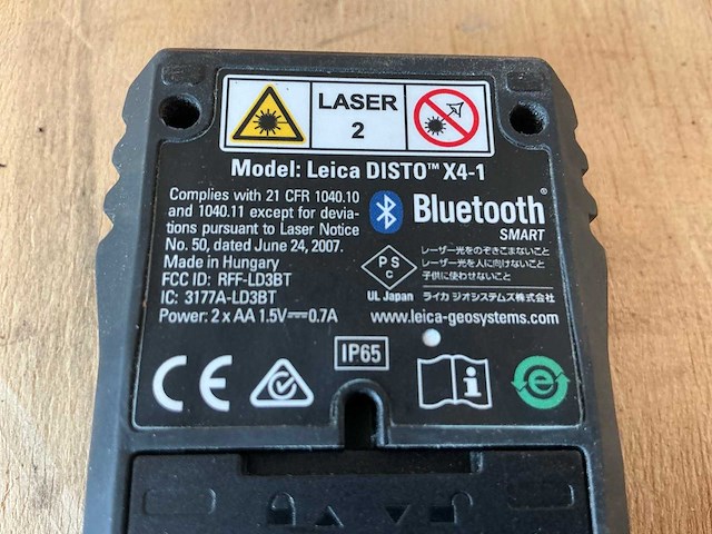 Leica disto x4 afstandsmeter met dst 360 adapter - afbeelding 5 van  6
