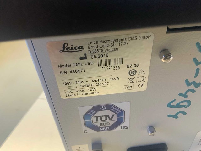 Leica dmil led omkeer microscoop - afbeelding 2 van  3