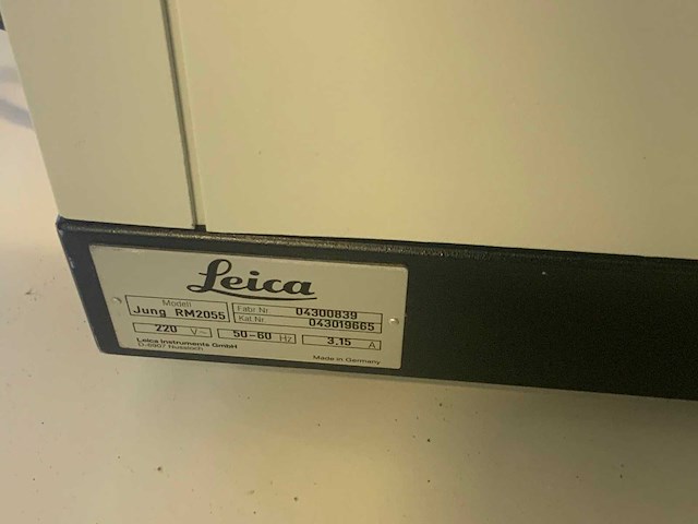Leica jung rm2055 microscoop opstelling - afbeelding 4 van  4