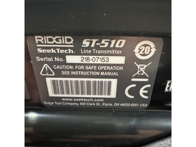 Leidingzender, ridgid, st-510 - afbeelding 7 van  7