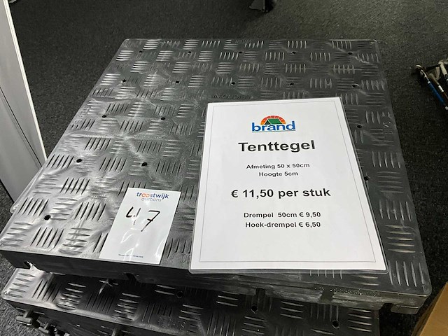 Leigro tenttegel (64x) - afbeelding 4 van  4